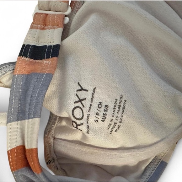 Roxy Multicolor Striped Bikini Top - Picture 3 of 4